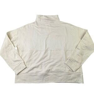 Merrell Womens Geotex Mock Neck Pullover Size Large Ivory‎ Long Sleeve Outdoors